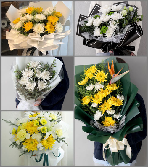 贵州毕节市威宁县哈喇河乡白事花束代送